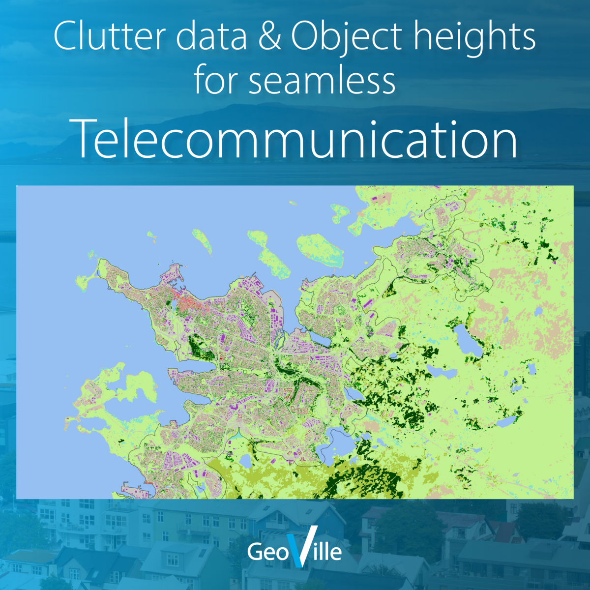 Classification of clutter data and object height for Icelandic telecommunications company