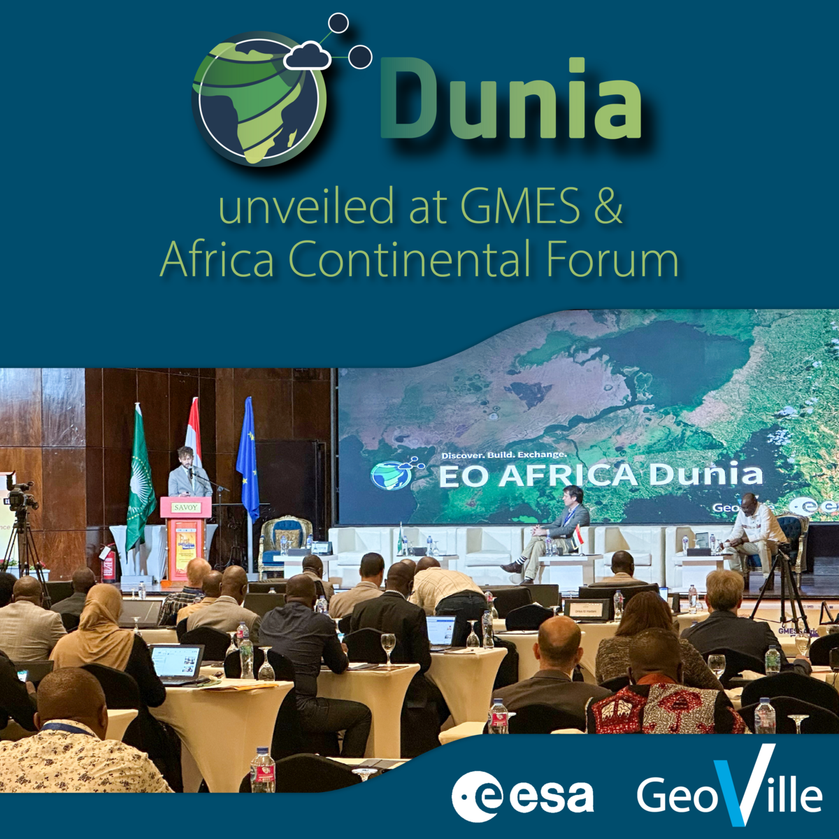 DUNIA unveiled at GMES & Africa Continental Forum, Sharm El-Sheikh (28.11.2023)