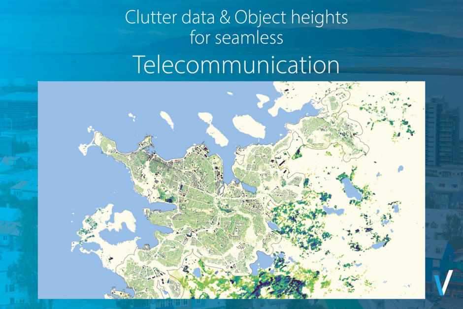 Classification of clutter data and object height for Icelandic telecommunications company