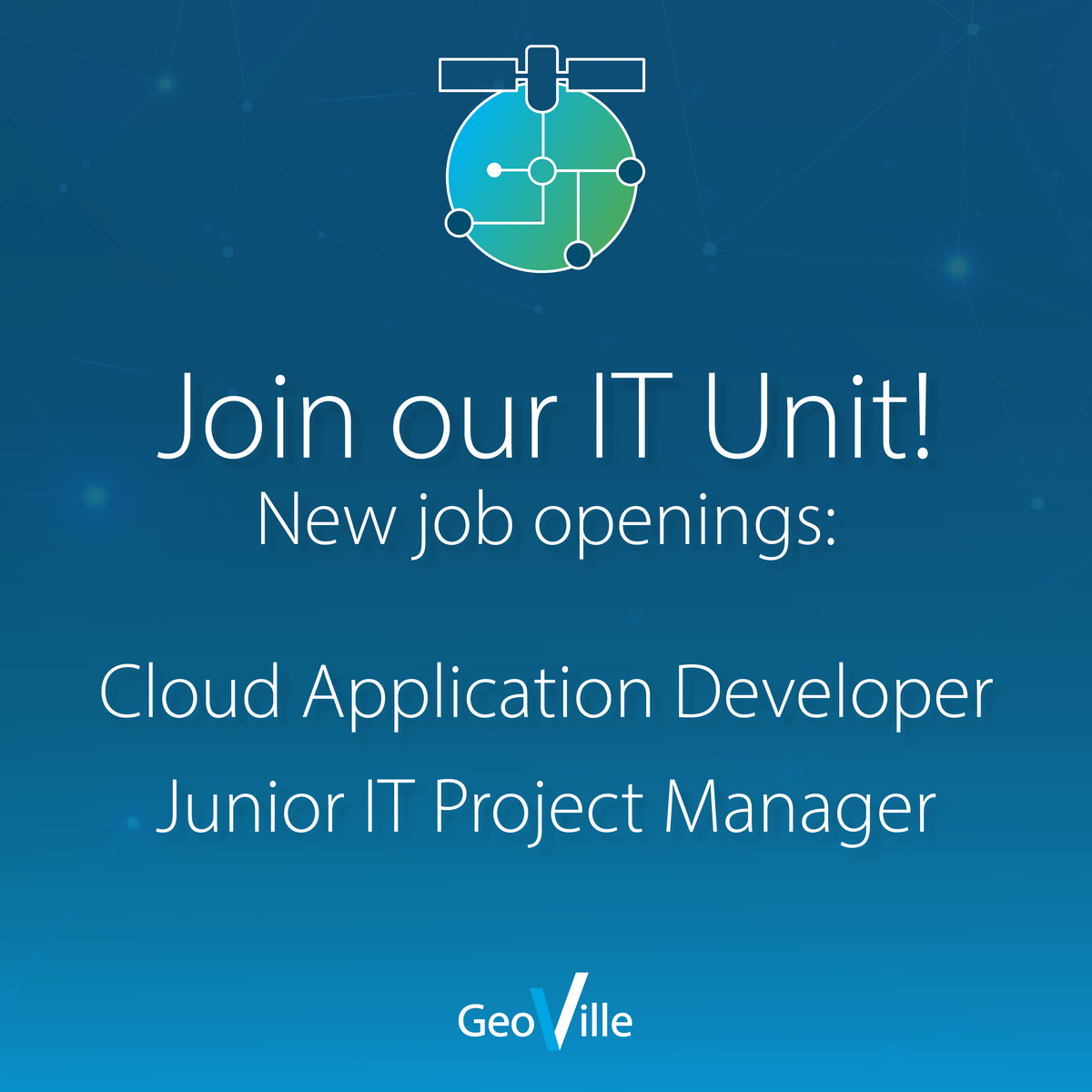 Join our team as a Cloud Application Developer or Junior IT Project Manager