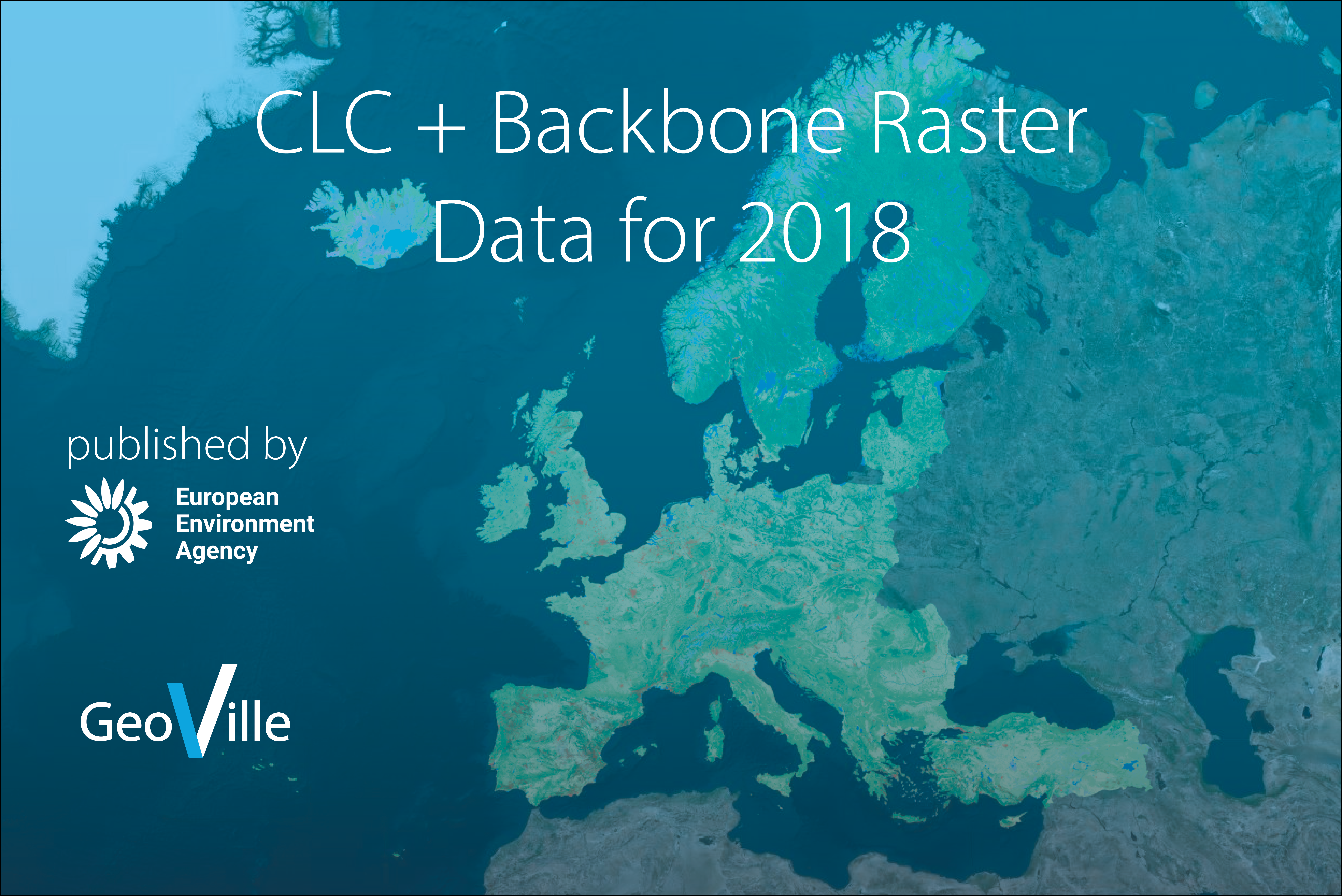 CLC+ Backbone Raster Data for 2018 published by EEA